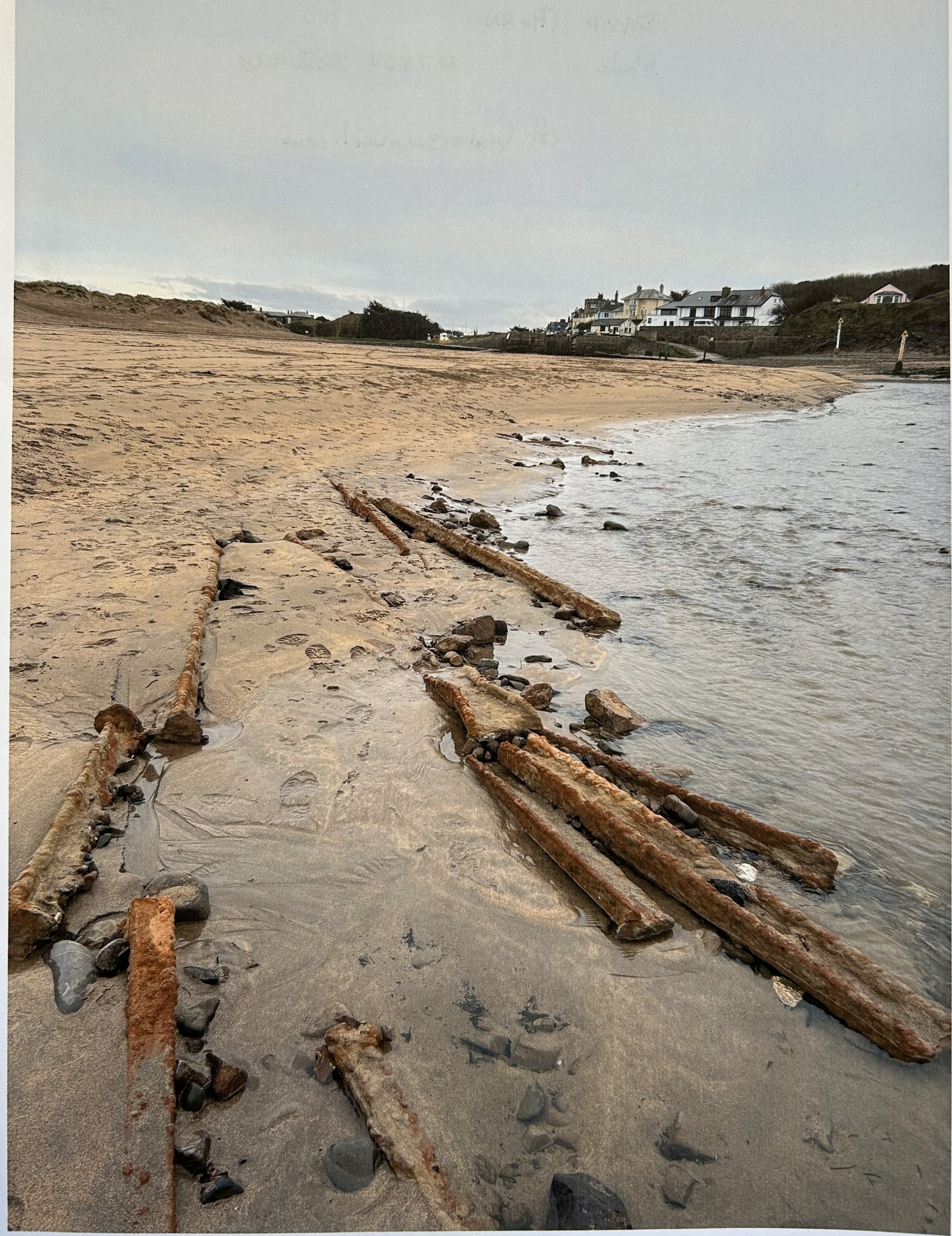 Narrowing beach
